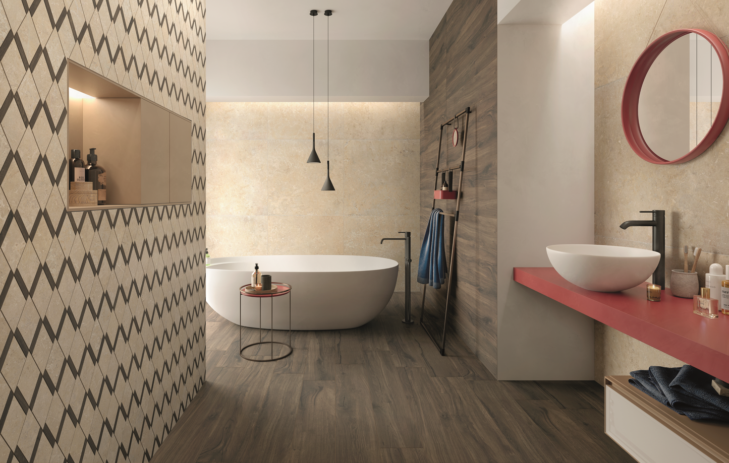 ROVERE - Holzoptik Fliesen und Terrassenplatten