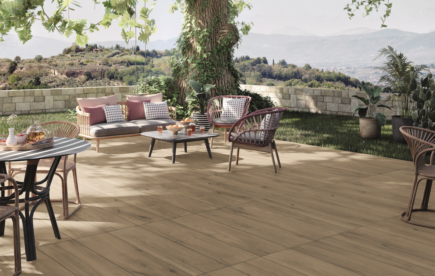 ROVERE - Holzoptik Fliesen und Terrassenplatten